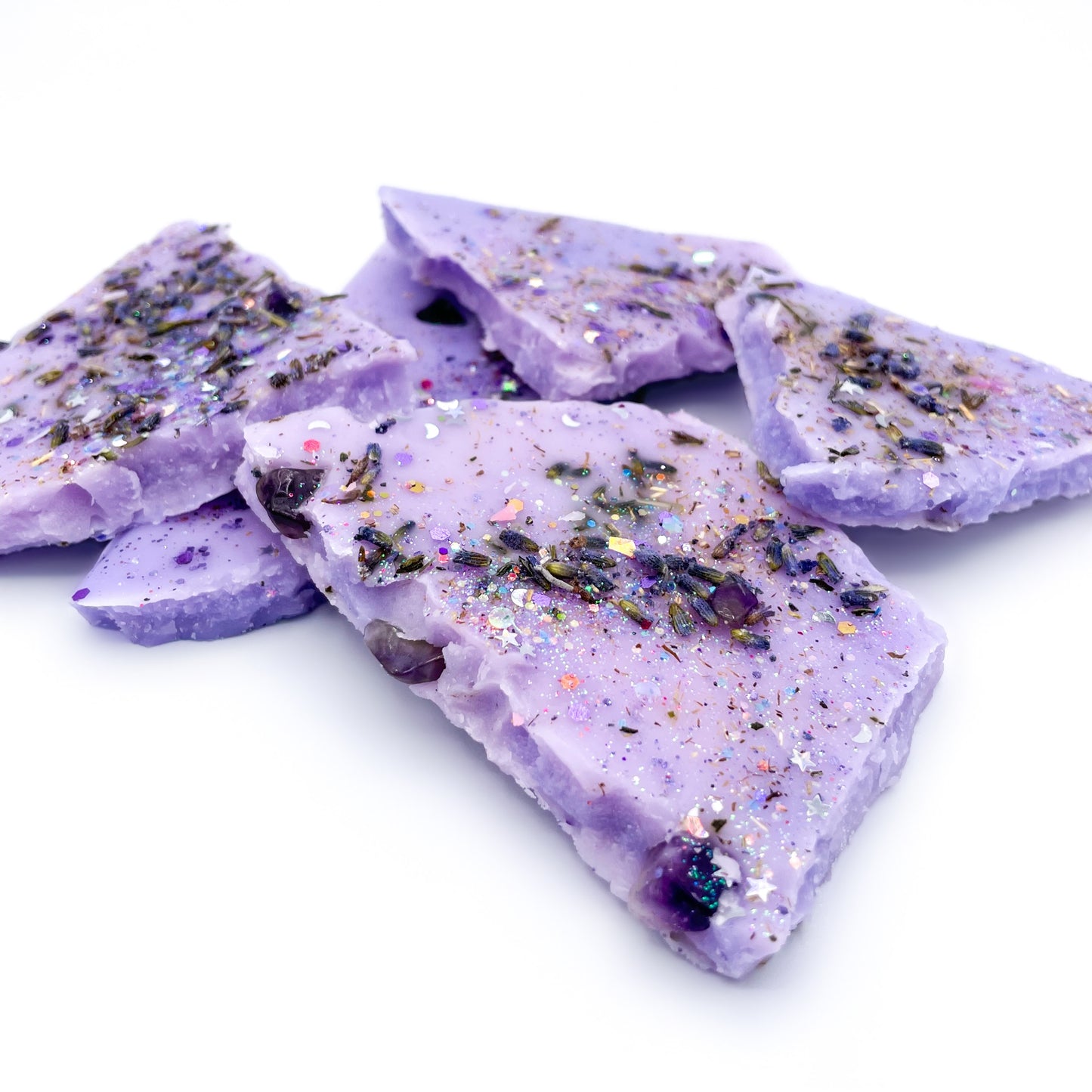 Crystal infused wax brittle