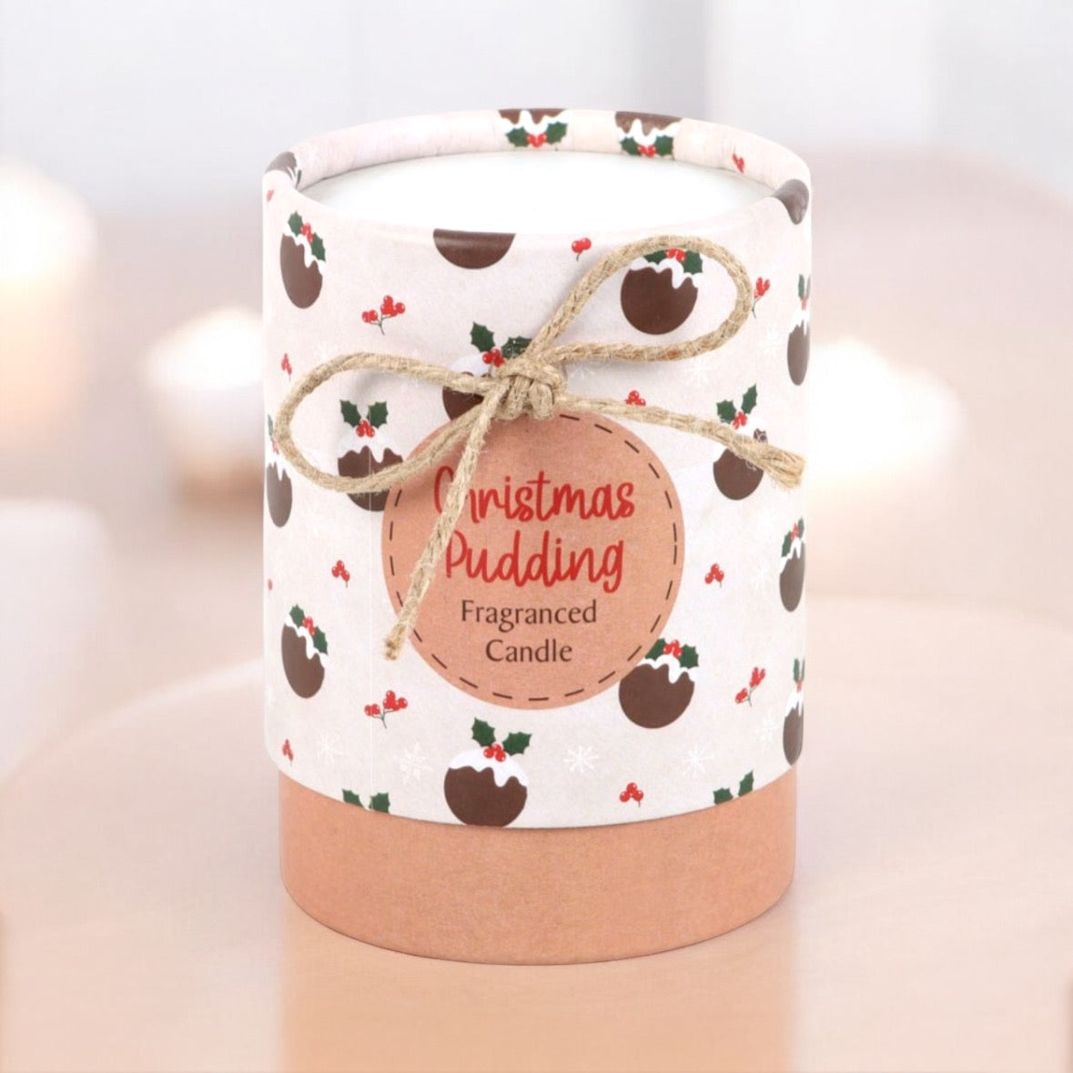 Christmas Pudding Candle