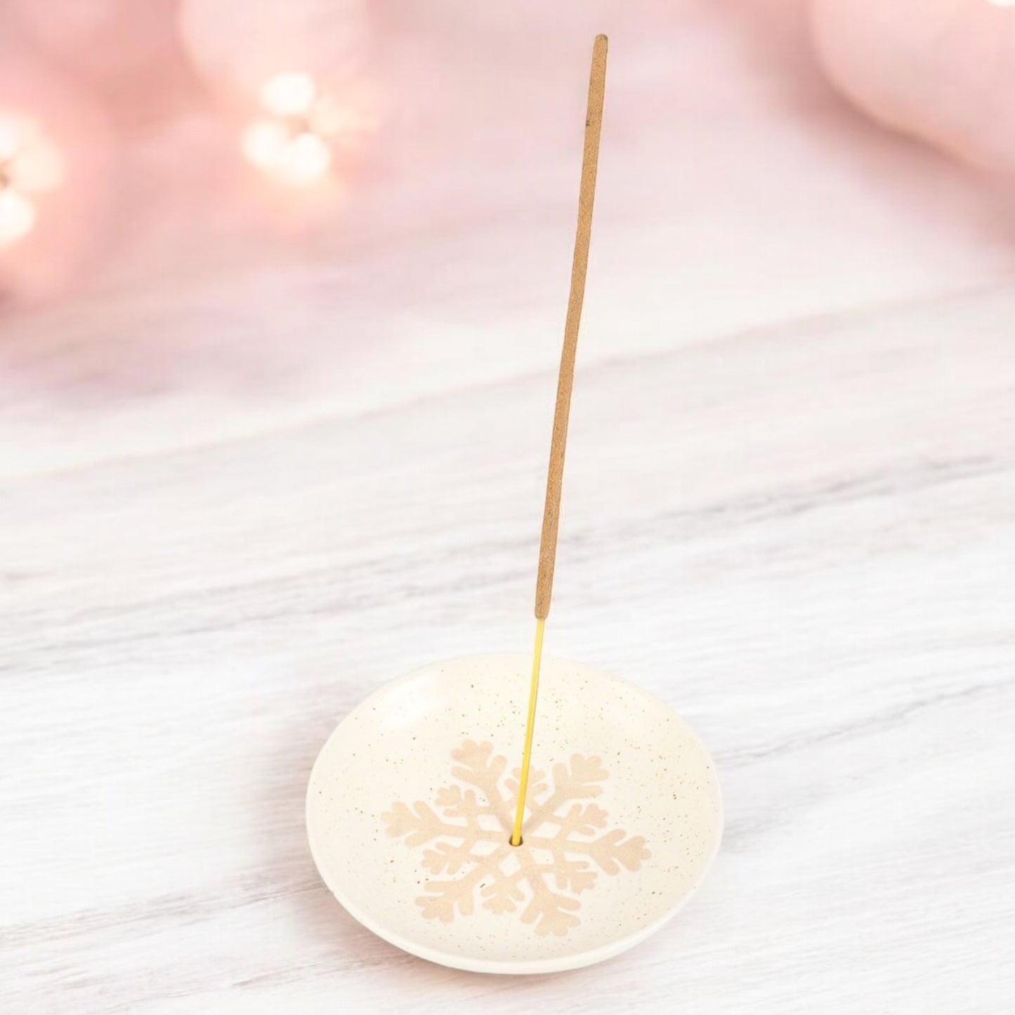 Snowflake Incense Ashcatcher Dish