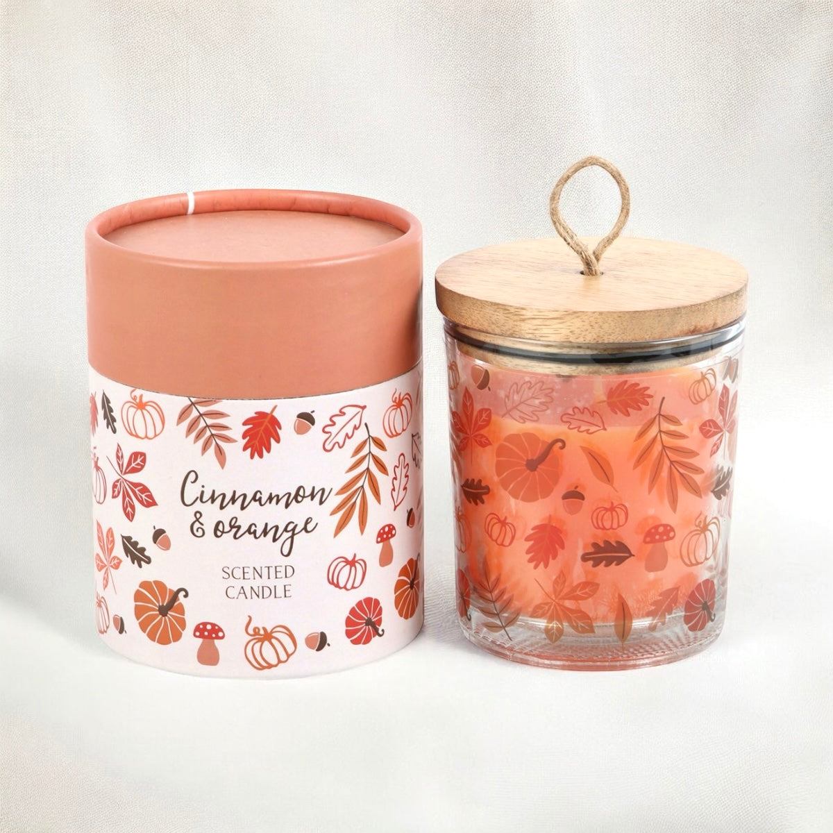 Autumn Leaves Cinnamon & Orange Candle