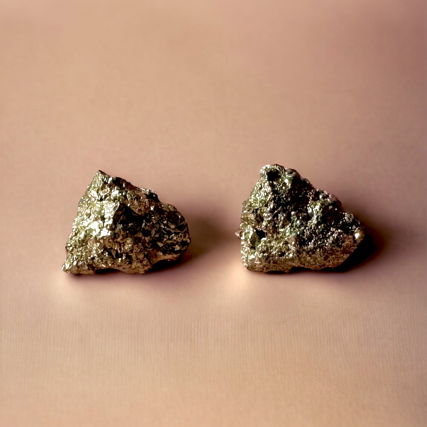 Pyrite Chip Earrings