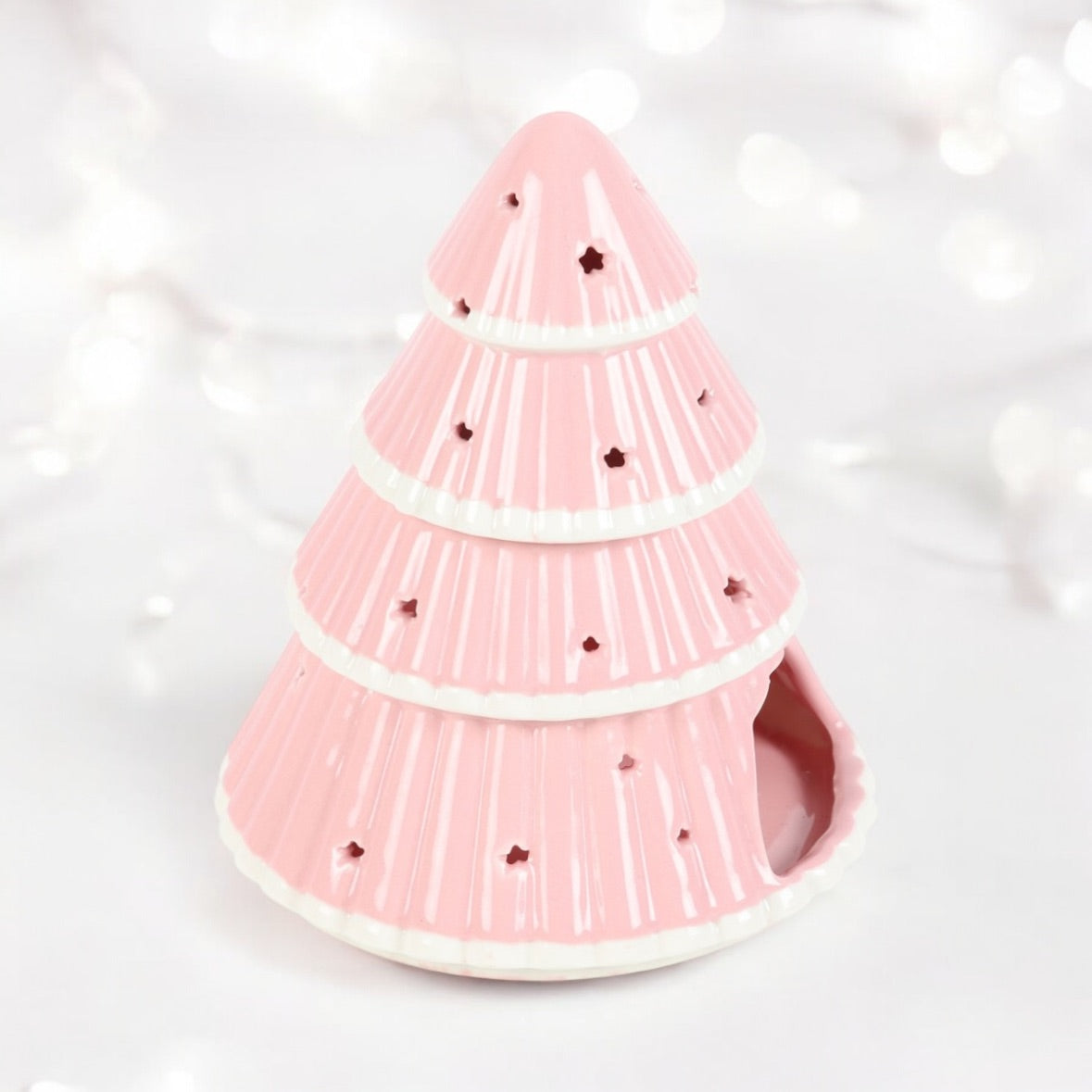 Pink Christmas Tree Oil Burner