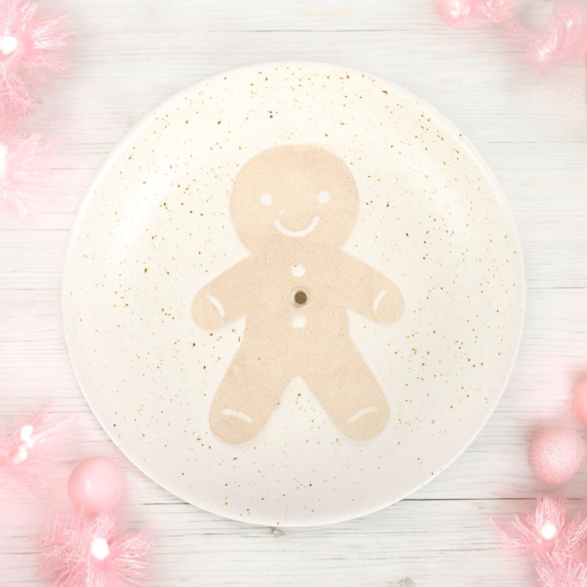 Gingerbread Man Incense Ashcatcher Dish