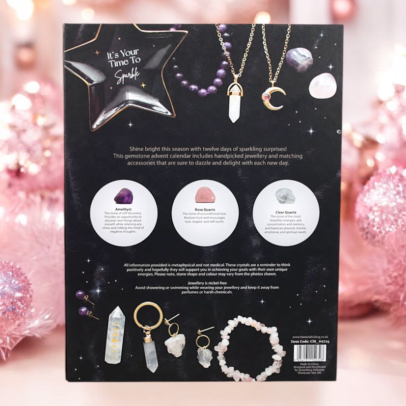 12 Day Crystal Jewellery Advent Calendar