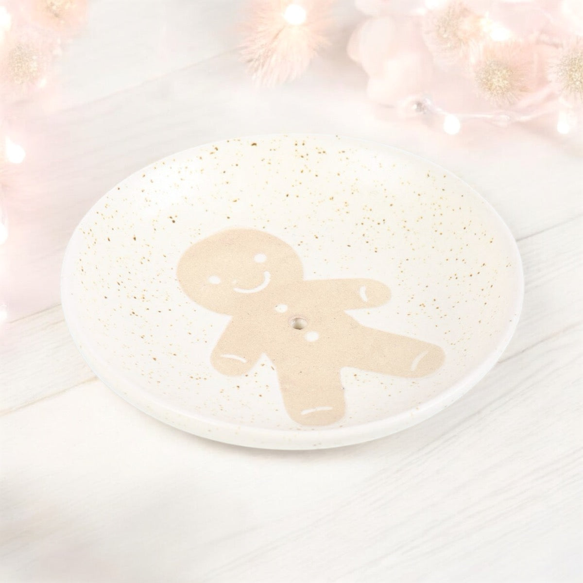 Gingerbread Man Incense Ashcatcher Dish