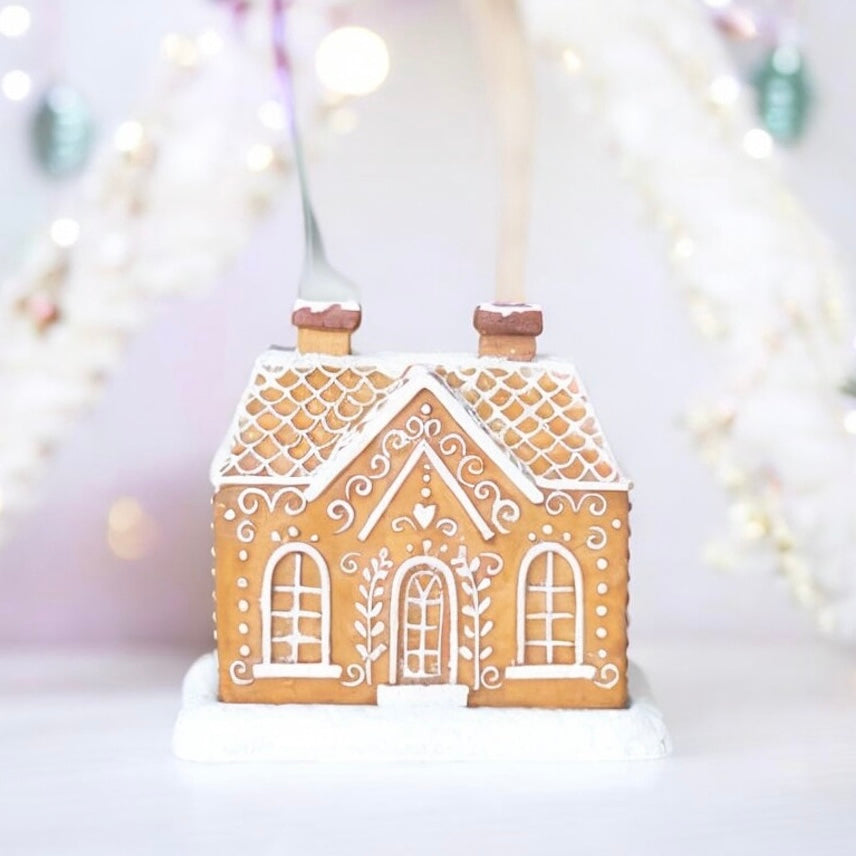 Gingerbread House Incense Cone Burner