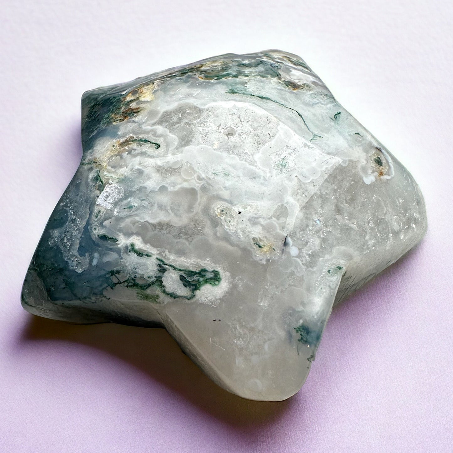 Moss Agate Star