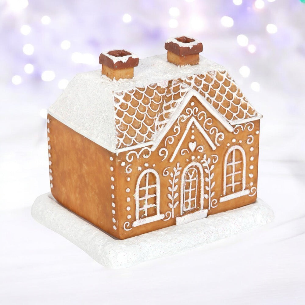 Gingerbread House Incense Cone Burner