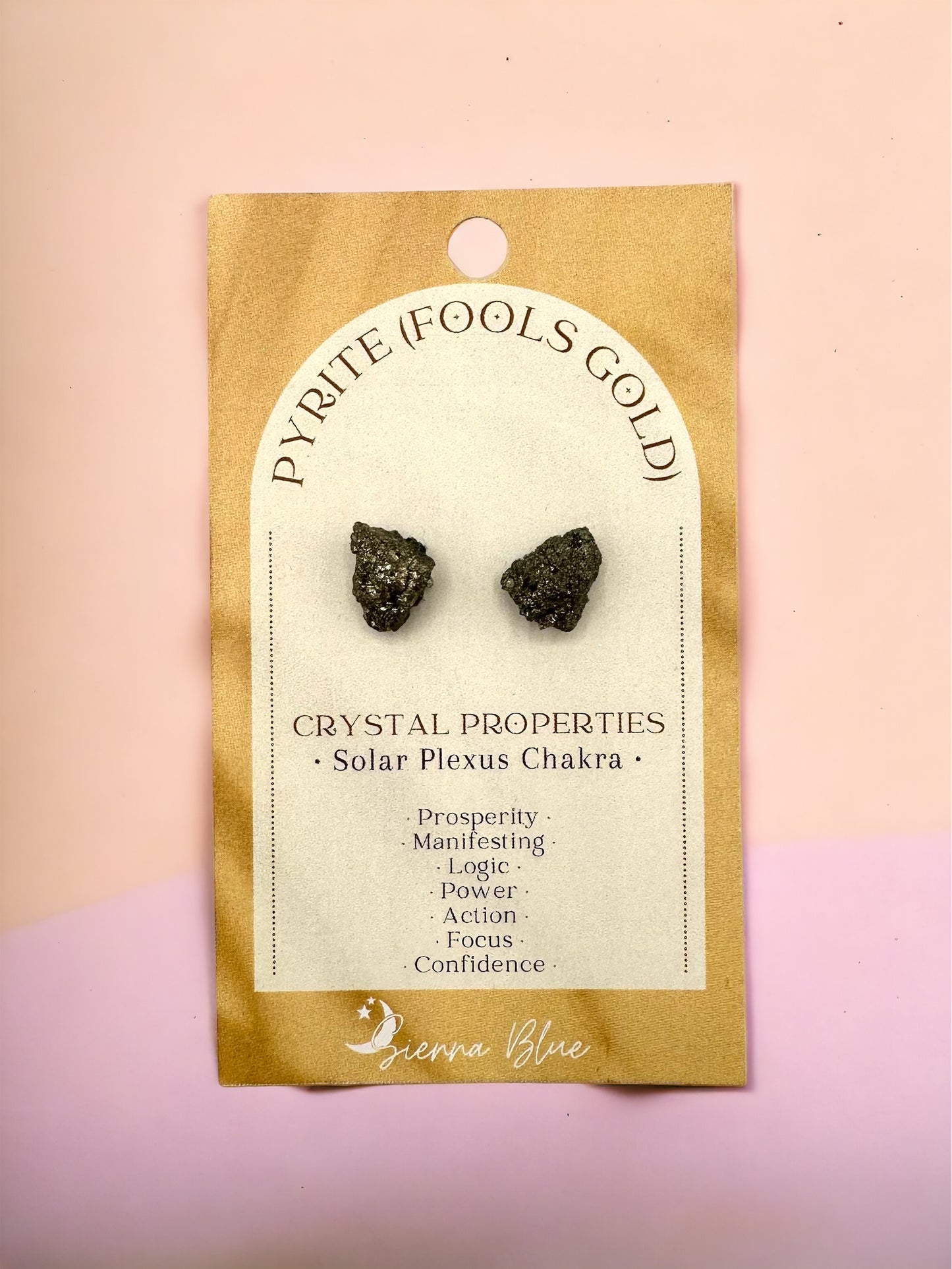 Pyrite Chip Earrings