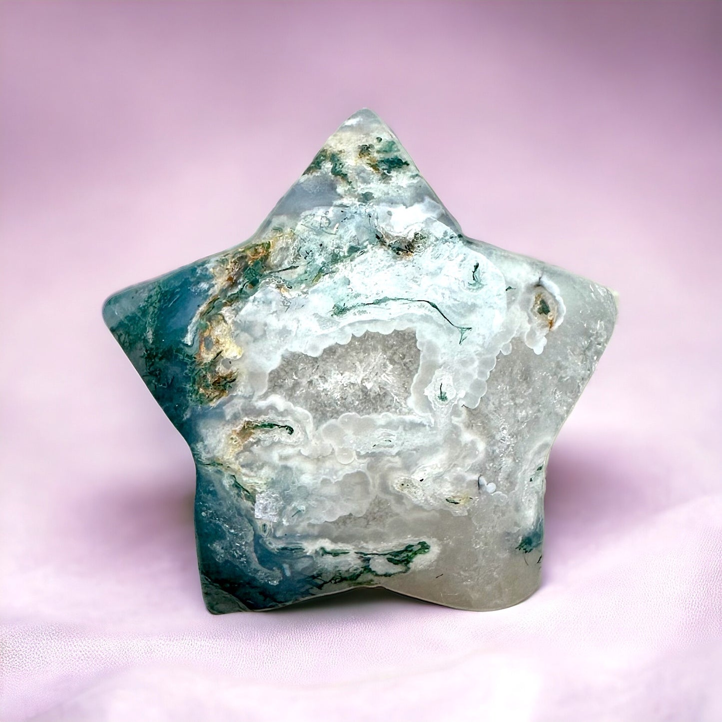 Moss Agate Star