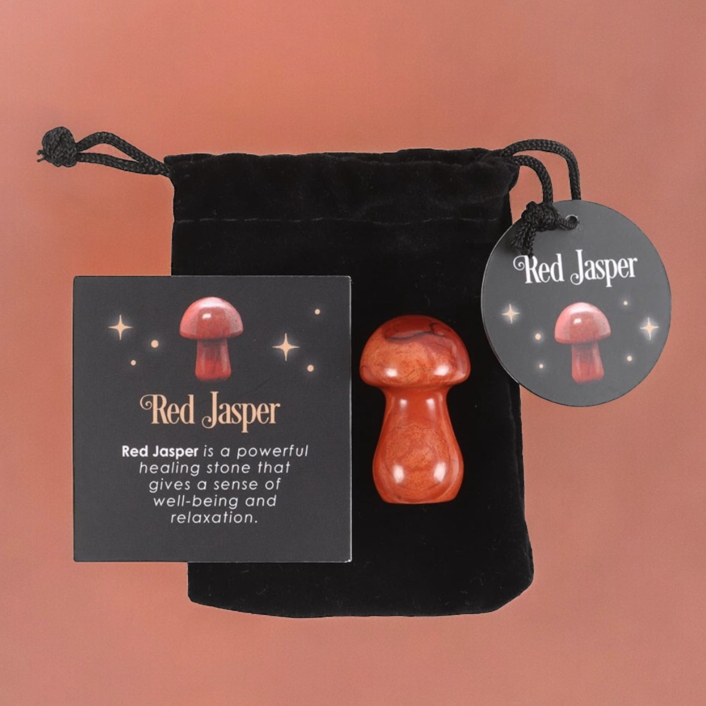 Red Jasper Mushroom