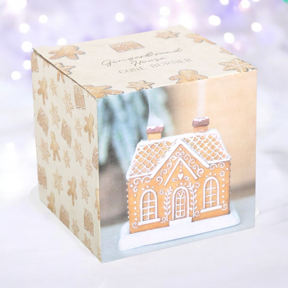 Gingerbread House Incense Cone Burner