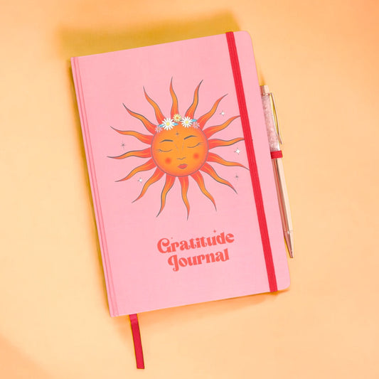 Gratitude Journal with Rose Quartz Pen