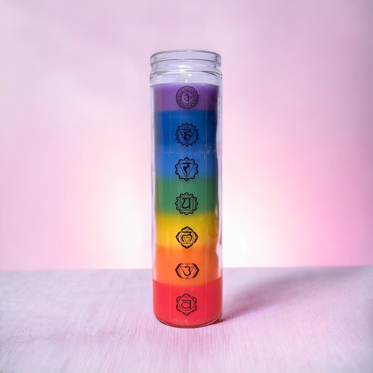 Tall Chakra Candle - 21cm