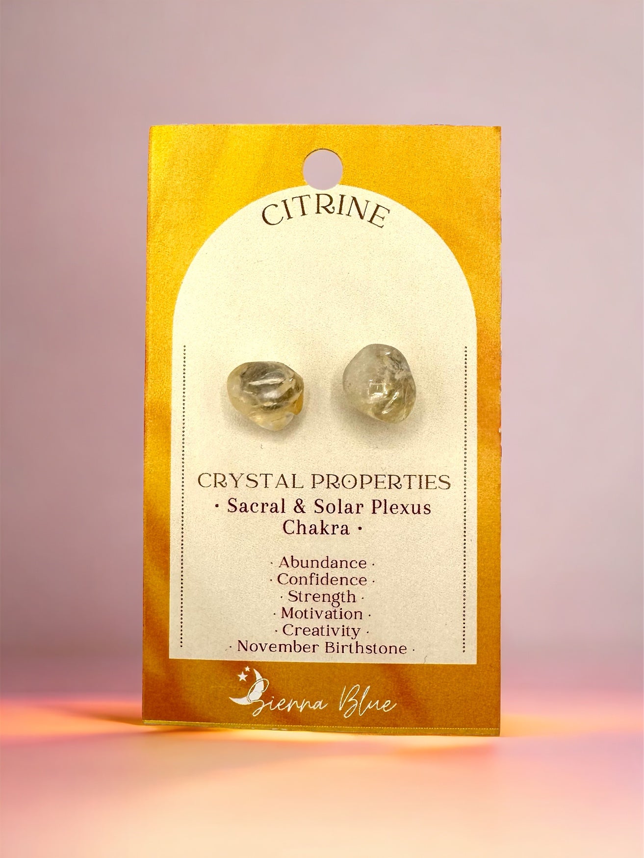 Citrine Chip Earrings