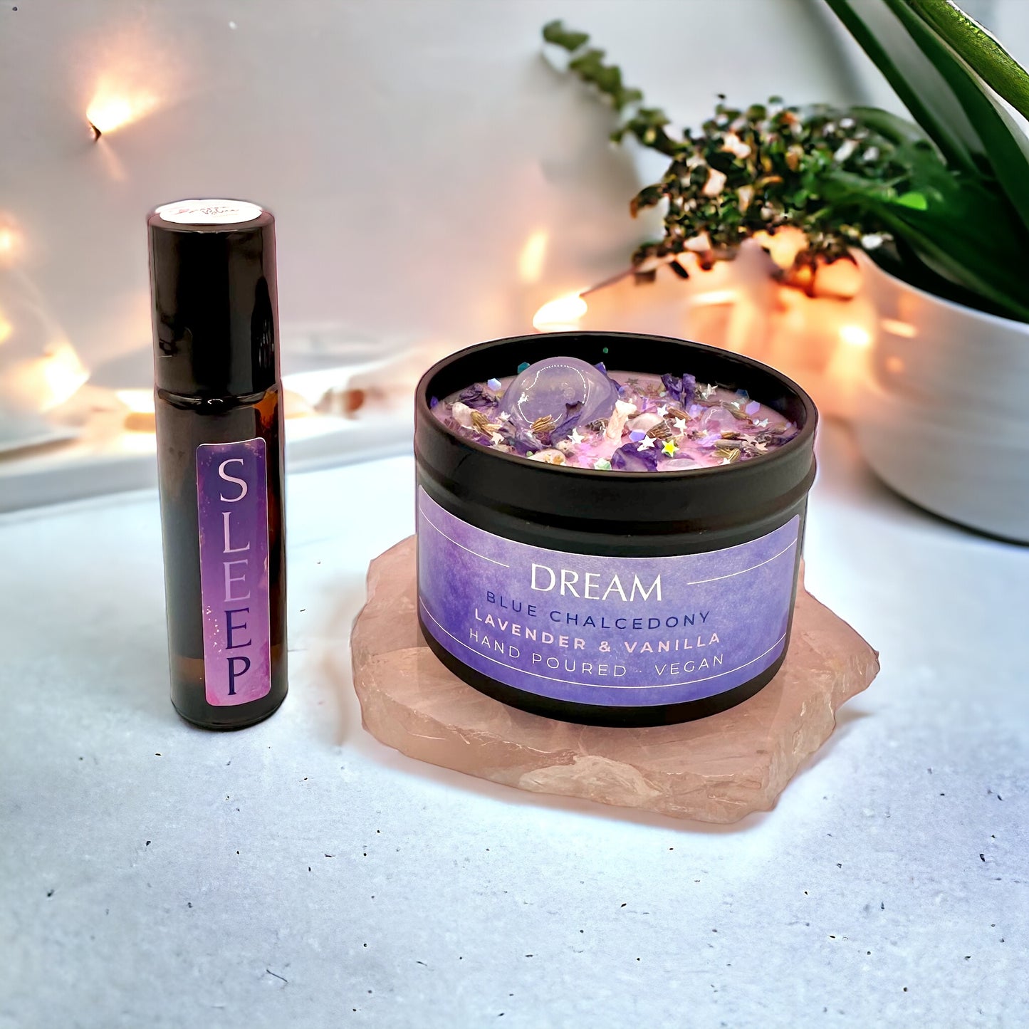 Dream Candle and Sleep Roller Set