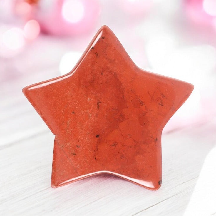 Red Jasper Christmas Star