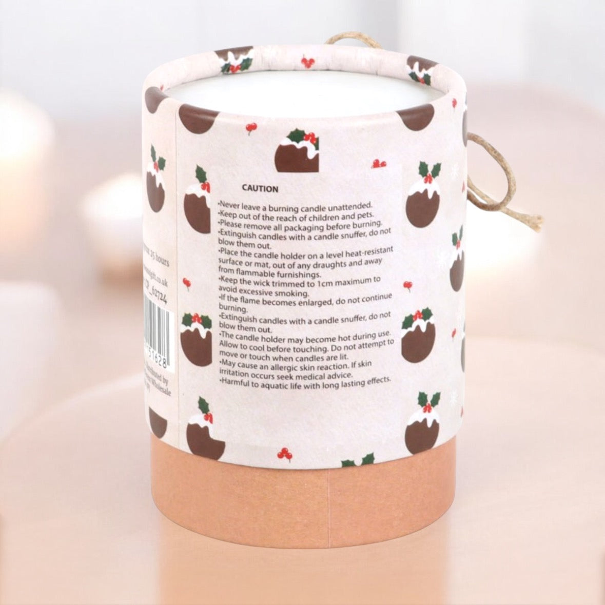 Christmas Pudding Candle