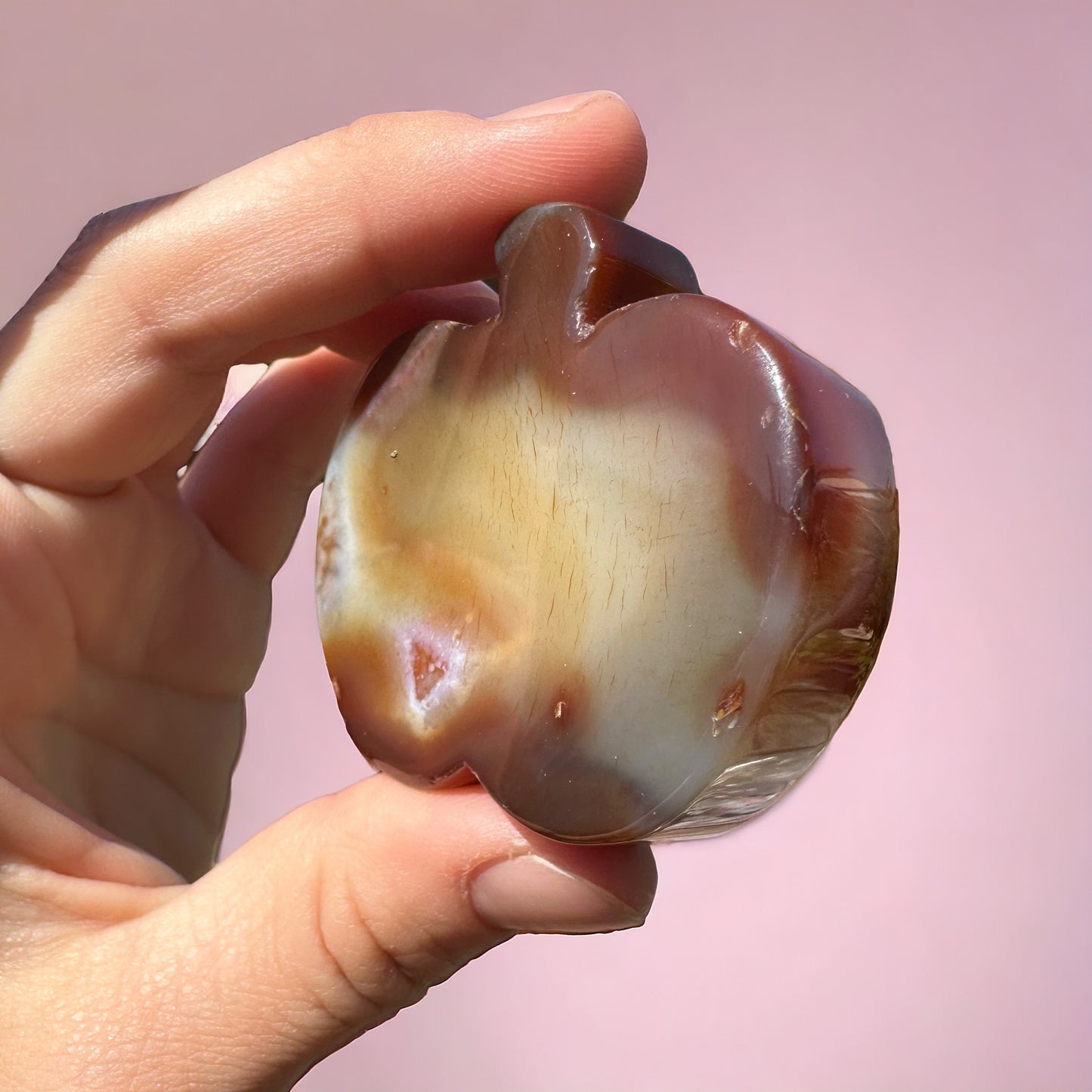 Carnelian Apple Carving