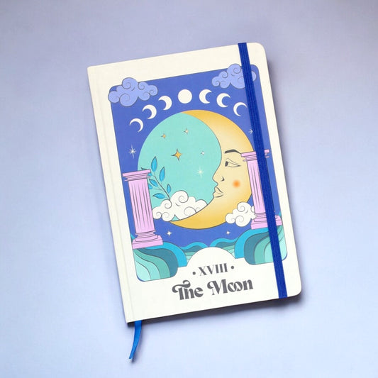 “The Moon” Celestial Tarot A5 Notebook