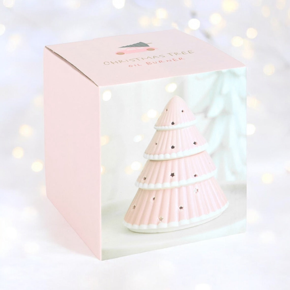 Pink Christmas Tree Oil Burner