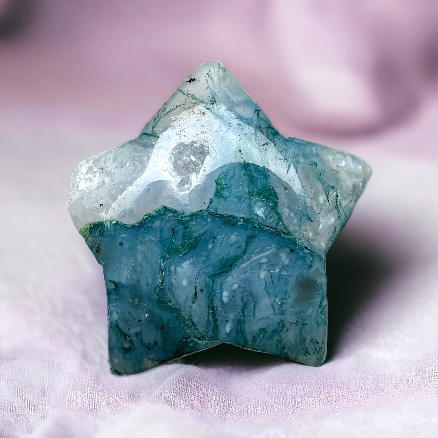 Moss Agate Star