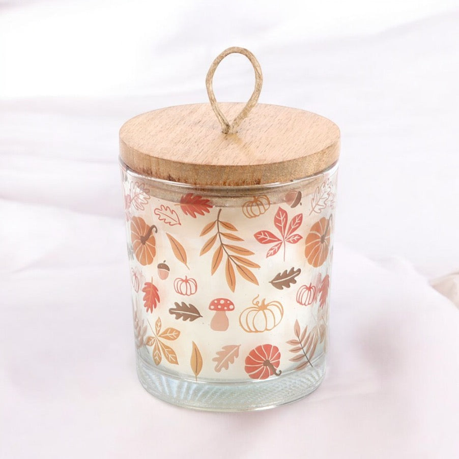 Warm Vanilla Autumn Leaves Candle