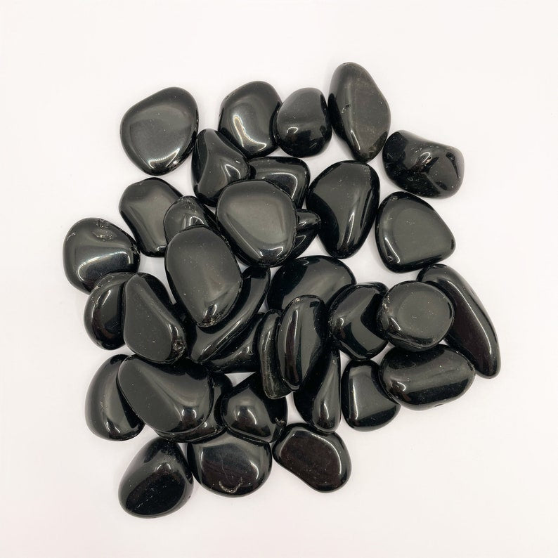 Black Obsidian Tumblestone 20-30mm