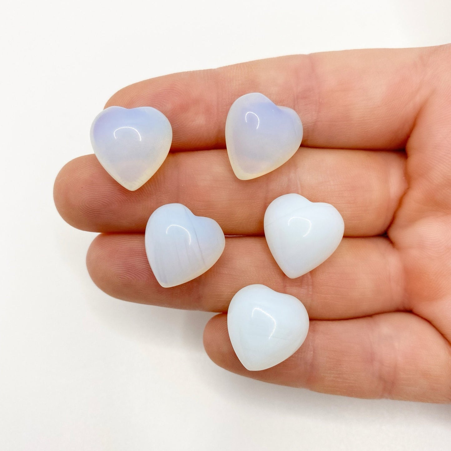 Mini crystal hearts