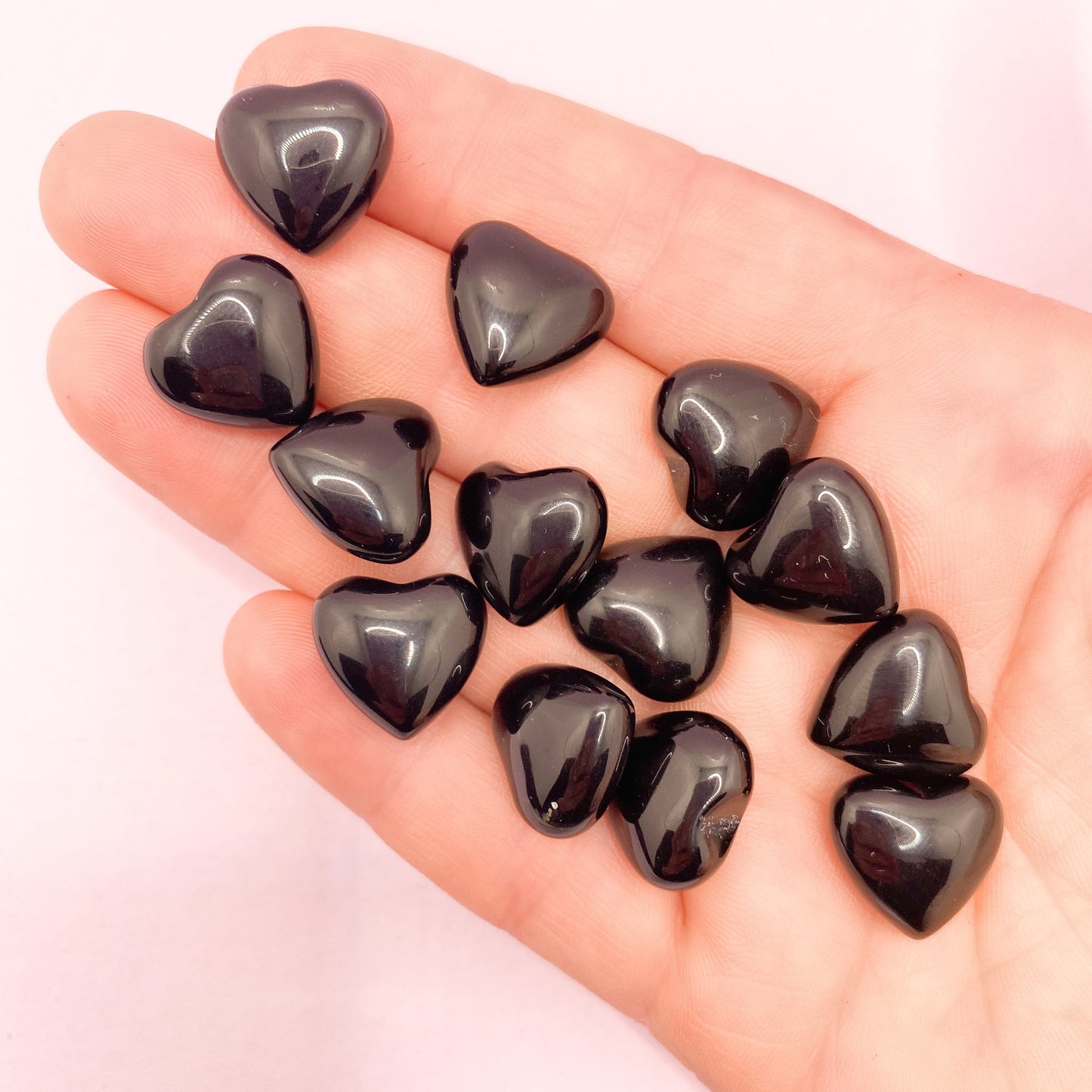 Mini Black Obsidian heart