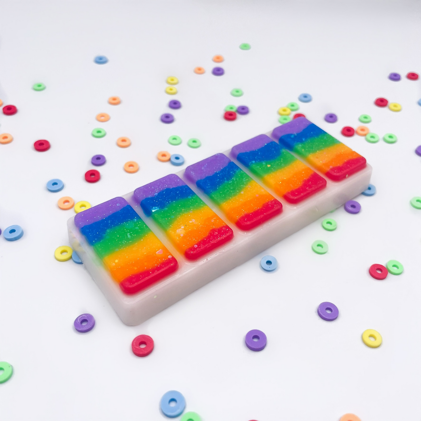 LGBTQ+ pride rainbow wax melt