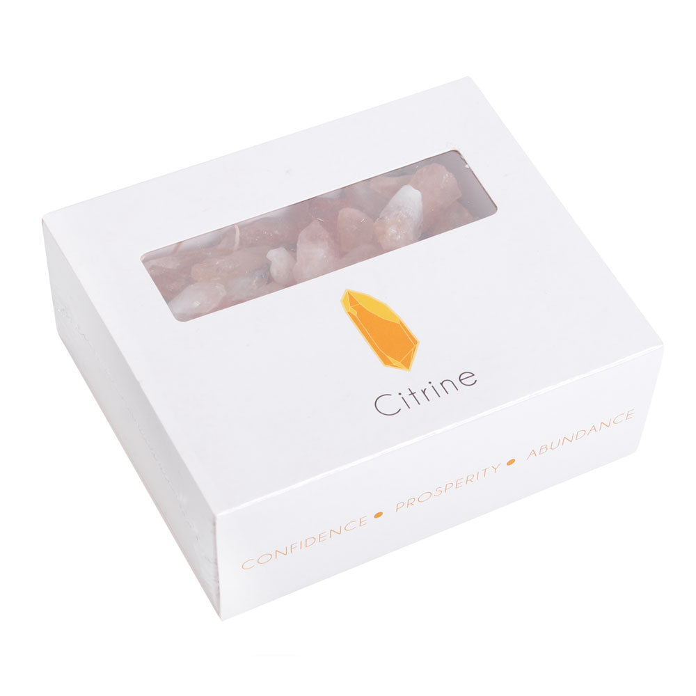 Citrine rough chips - 280g box