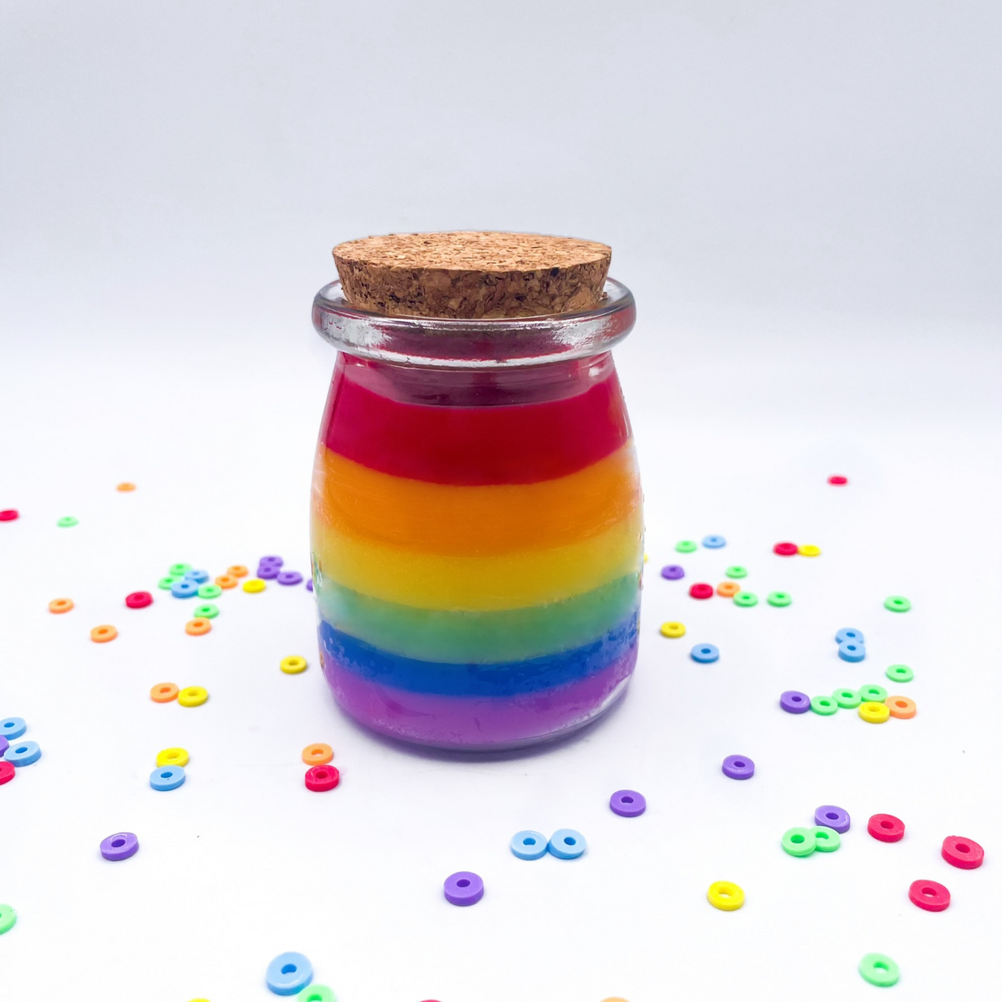 LGBTQ+ pride candle